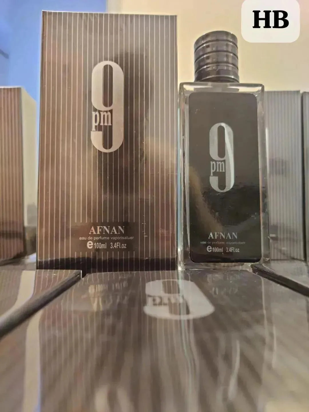 9pm Unisex Floral Perfume 100ml Alcohol Free Black
